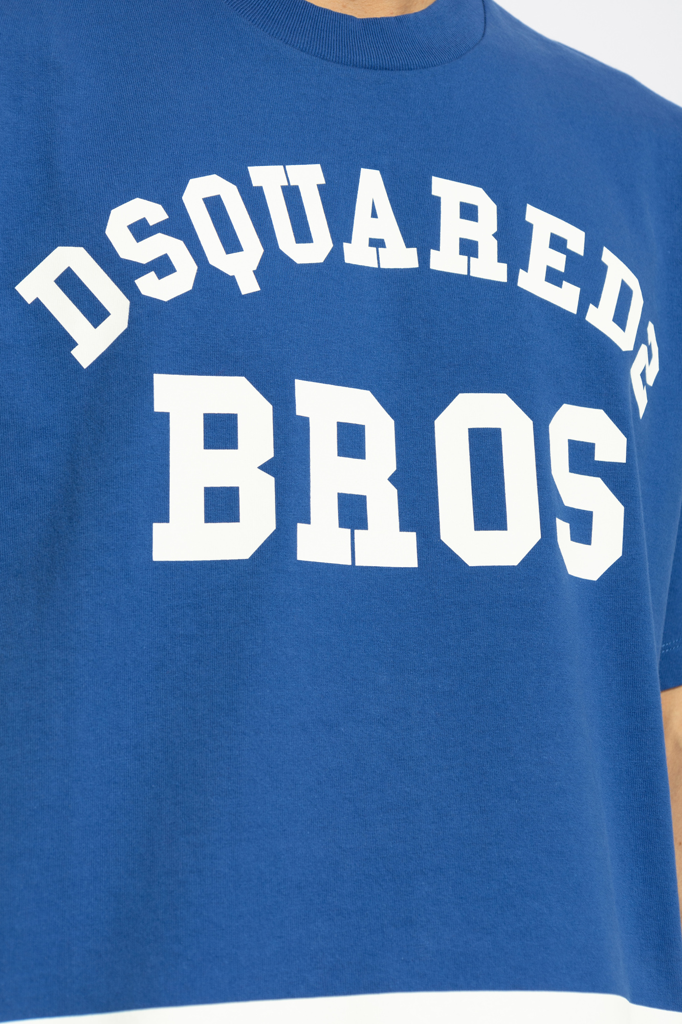 Shop Dsquared2 Logo-print T-shirt In Blue