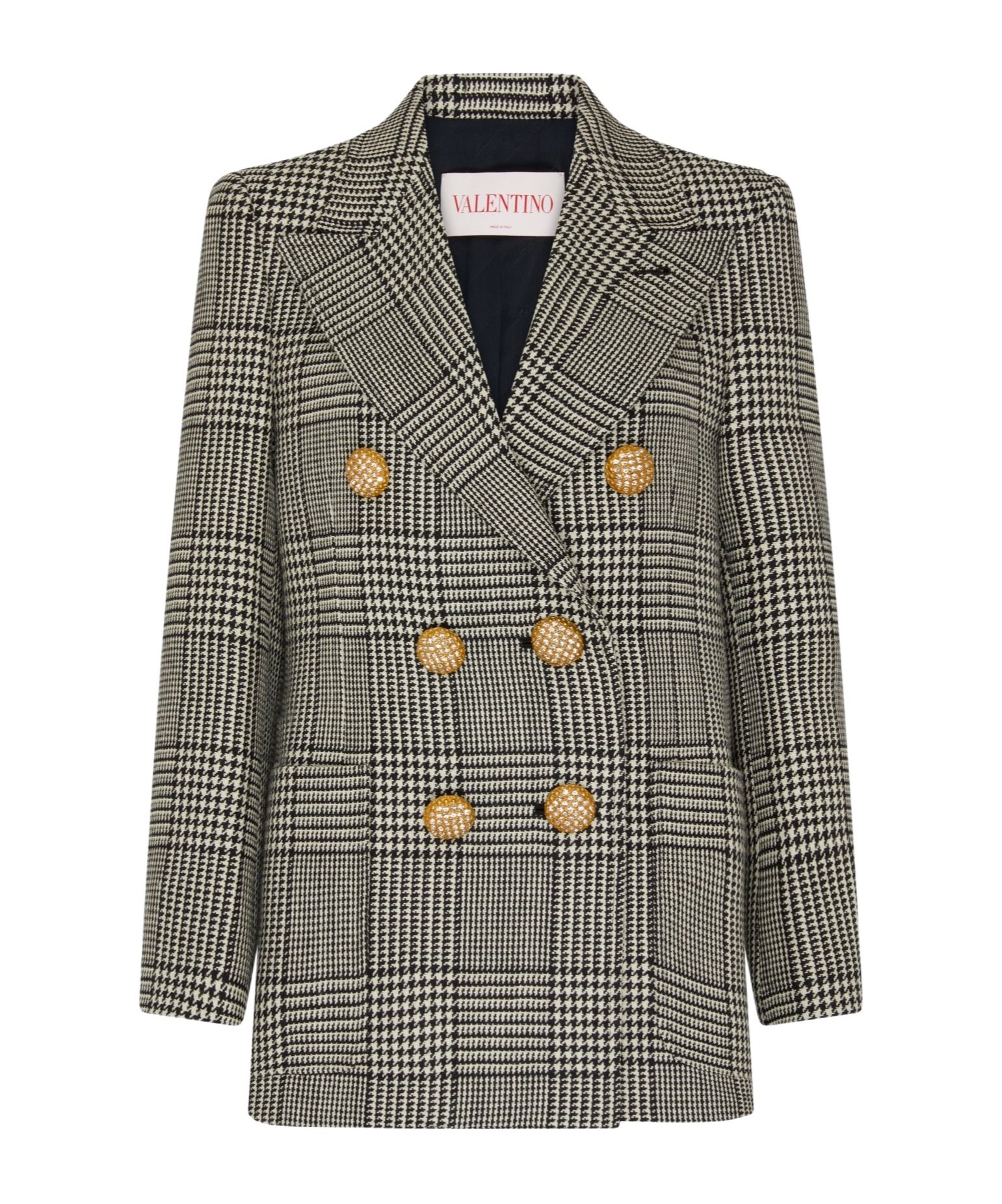 Valentino Garavani Houndstooth Double-breasted Jacket