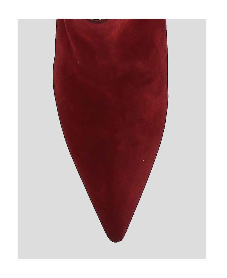 Stuart Weitzman Pointed Ankle Boots In Red