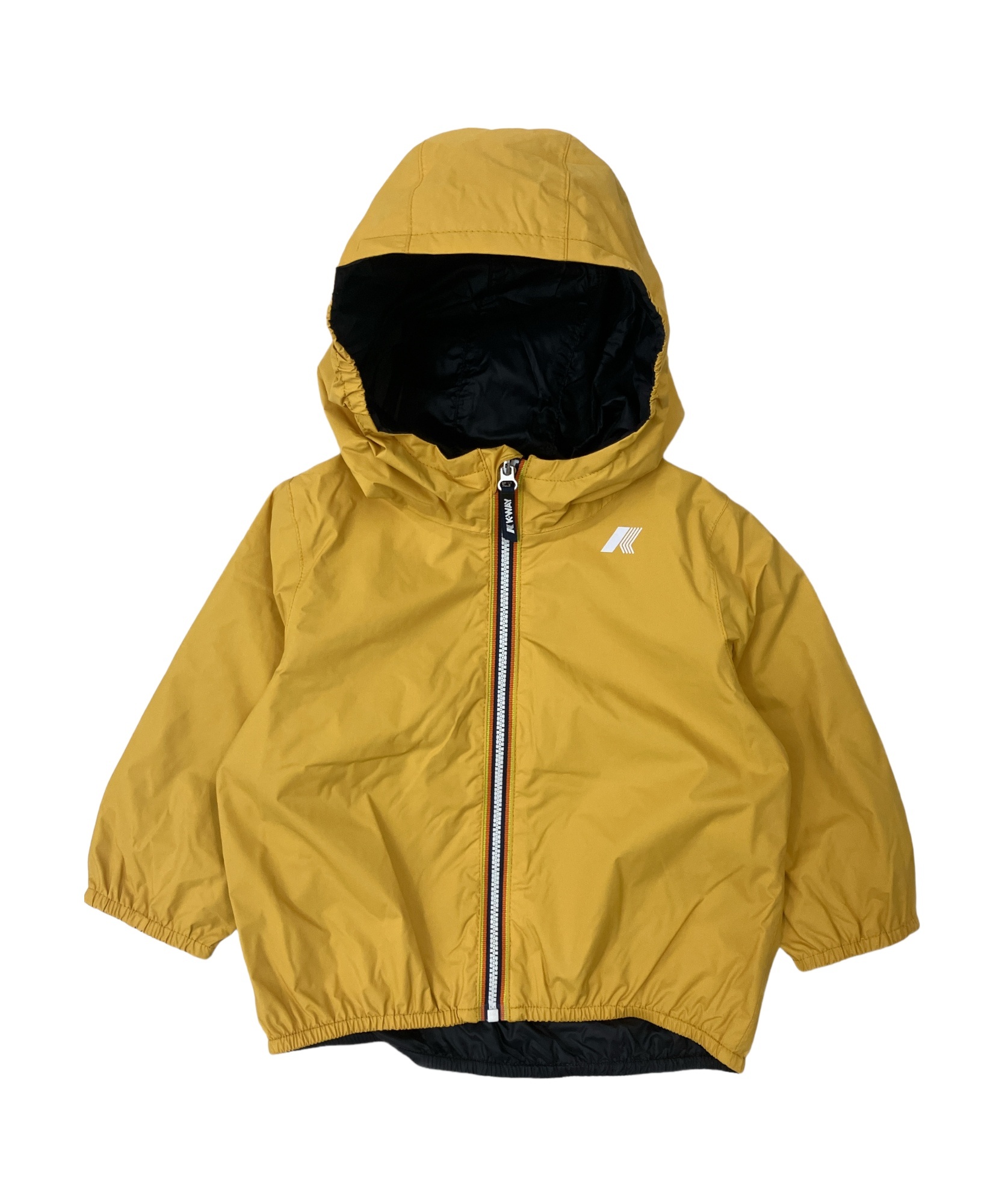 K-way Double-sided Hooded Jacket In Brown