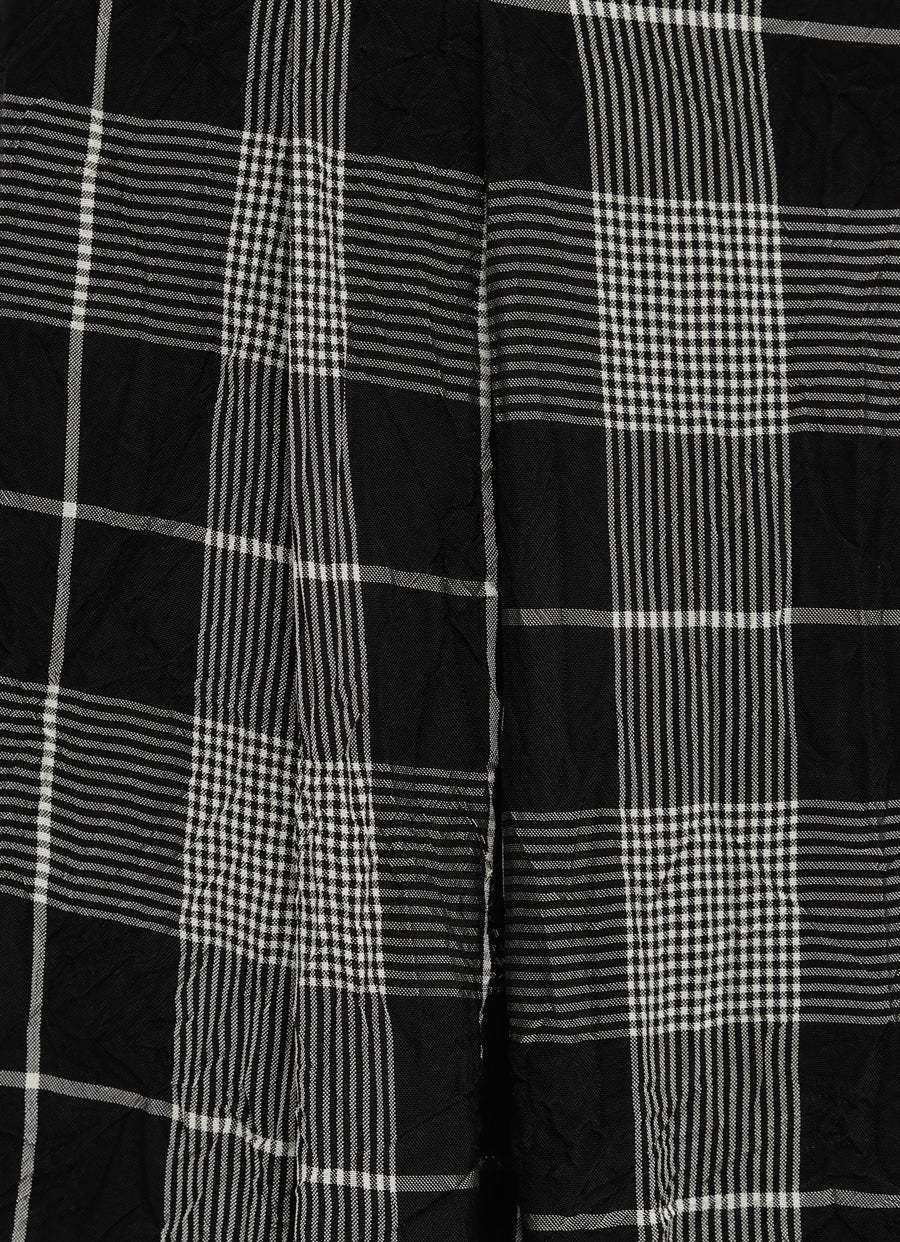 Loewe Check-pattern Shorts In Black