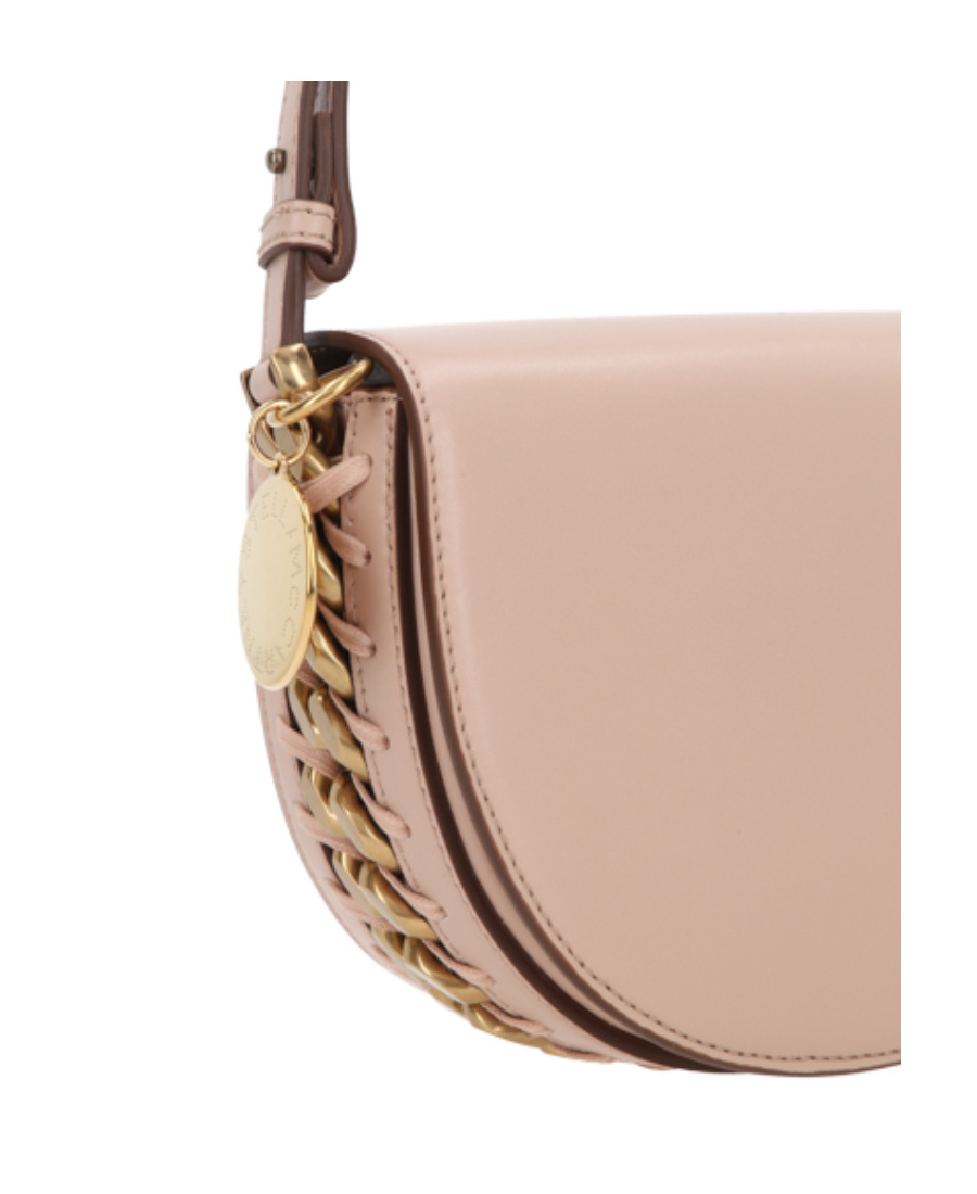 Stella Mccartney Frayme Shoulder Bag In Nude