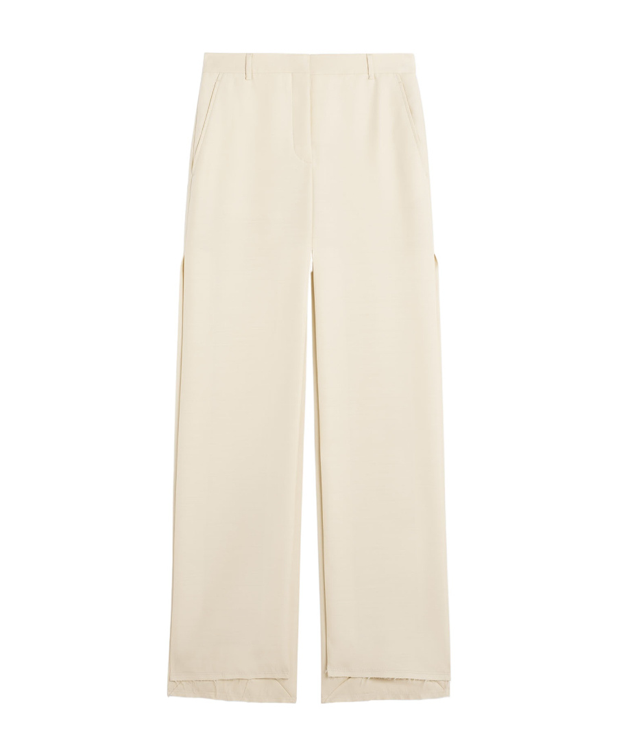 Lanvin Slits Long Skirt Skirts Beige In Nude