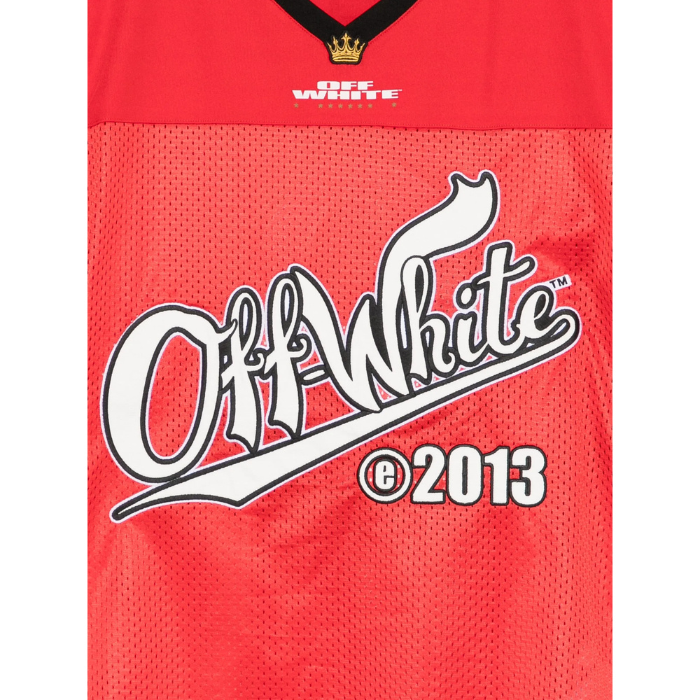 Off-white T-shirt In Red Polyester In Red