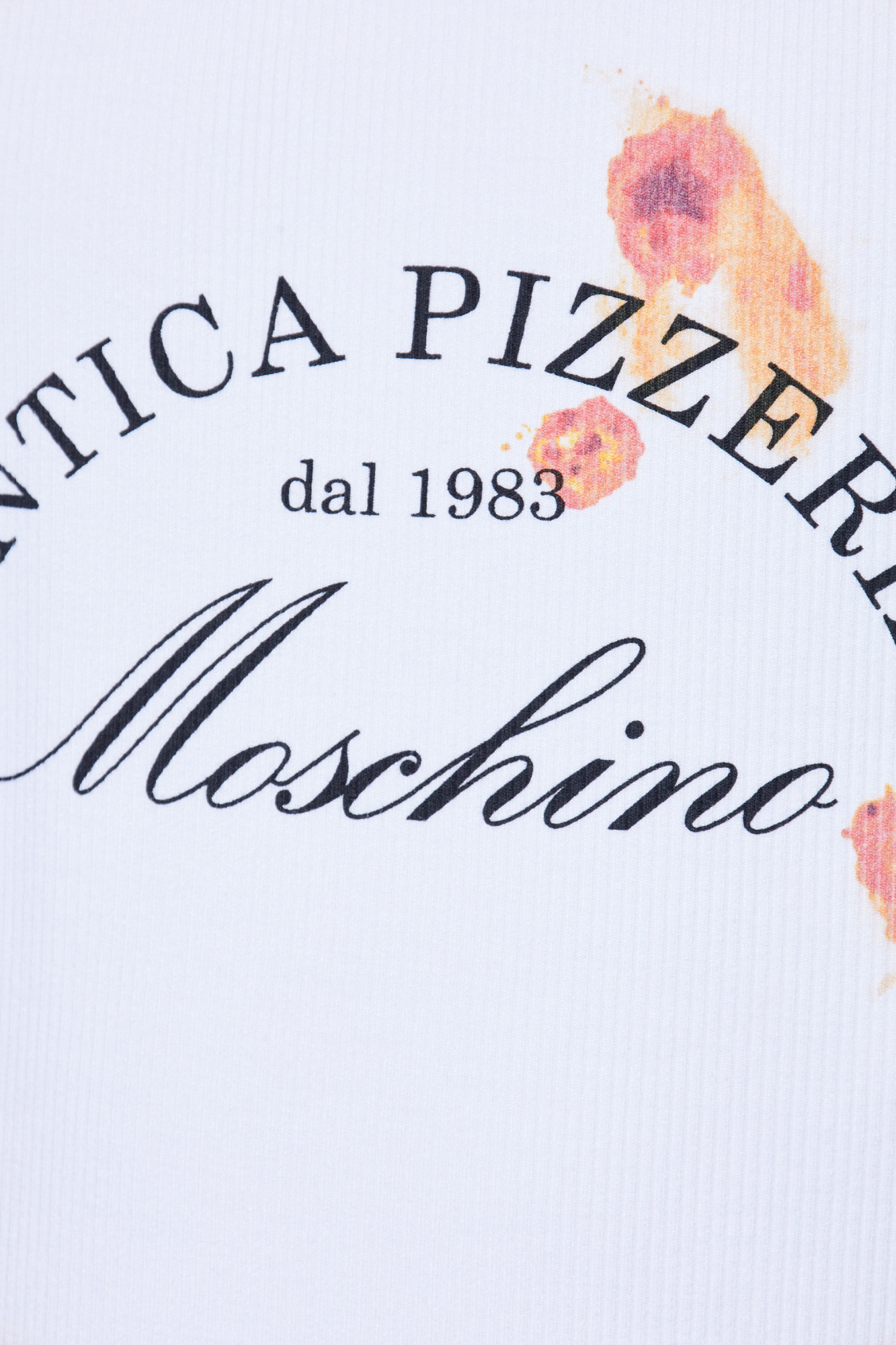 Moschino Round-neck Vest In White