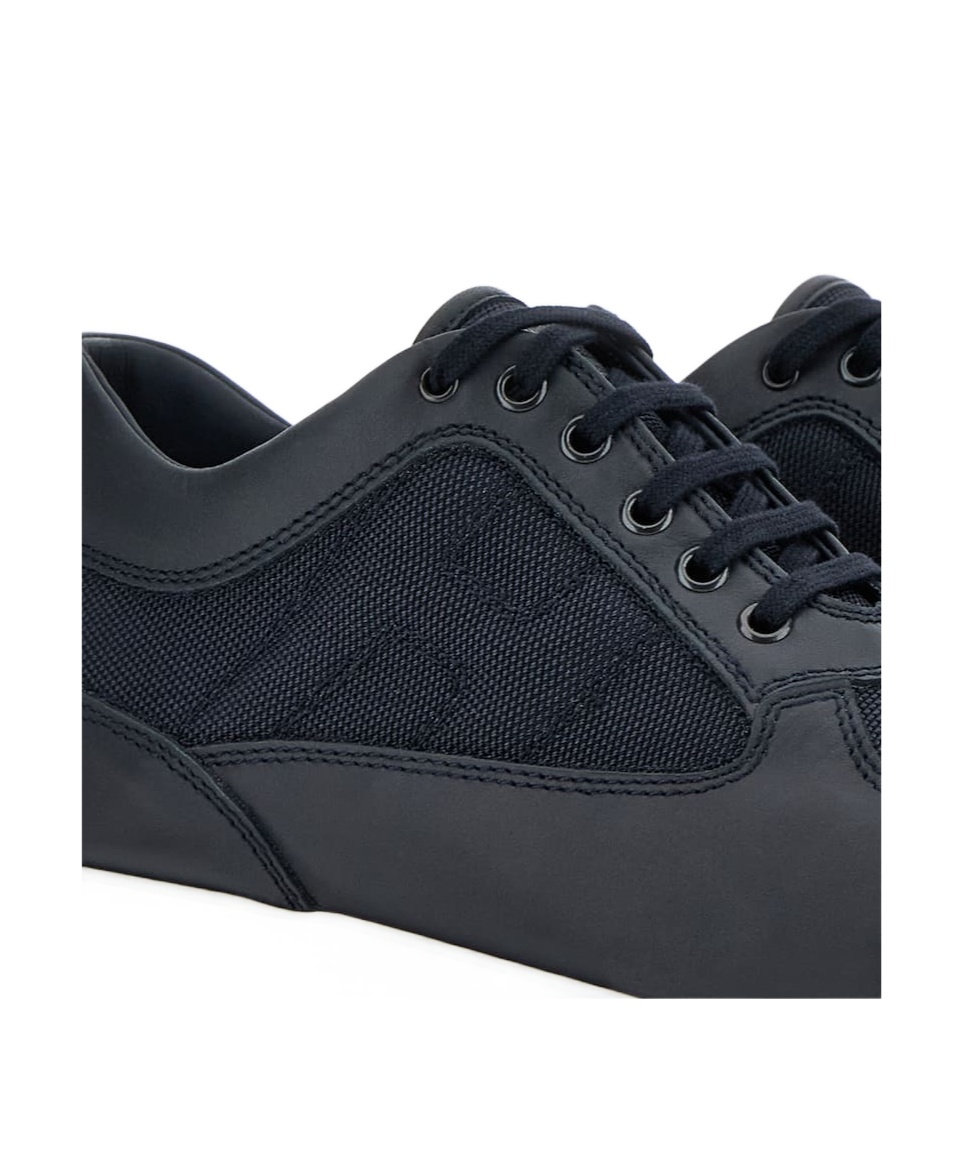 Hogan Interactive Lace-up Sneakers In Black