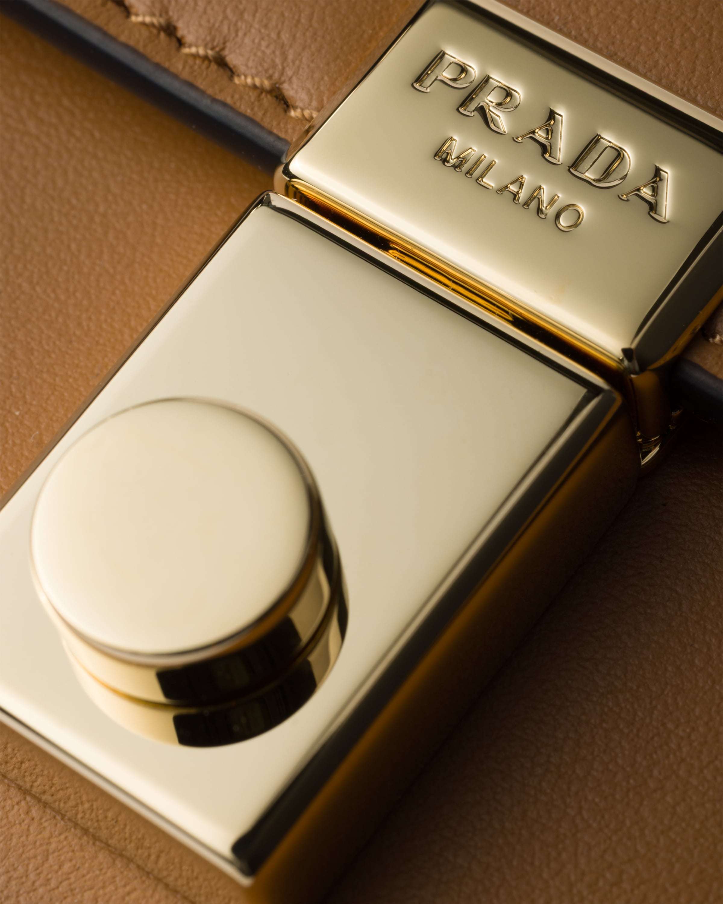 PRADA WALLET WITH LEATHER SHOULDER STRAP