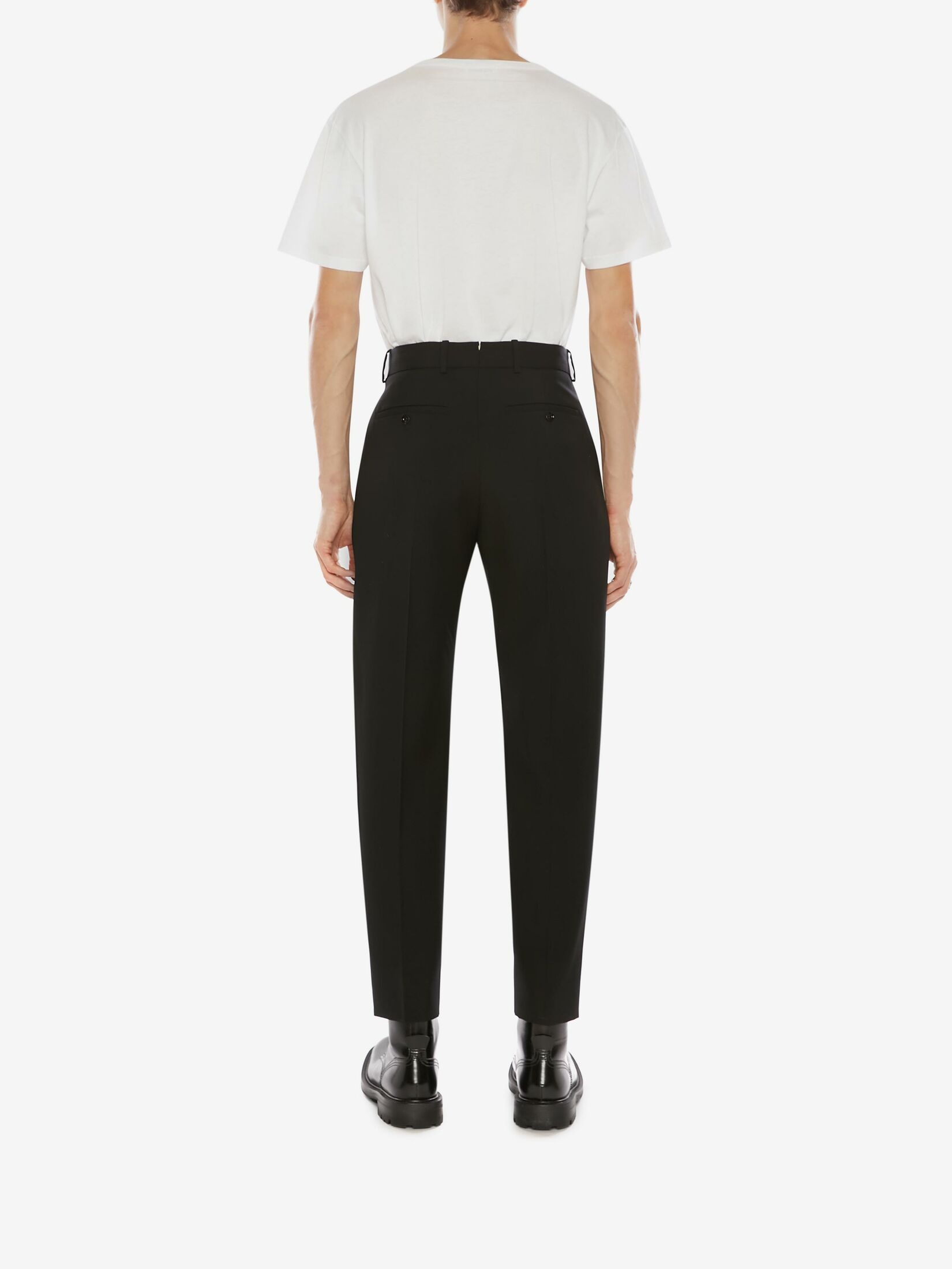 Alexander Mcqueen Punk Skull Oversized T-shirt In White