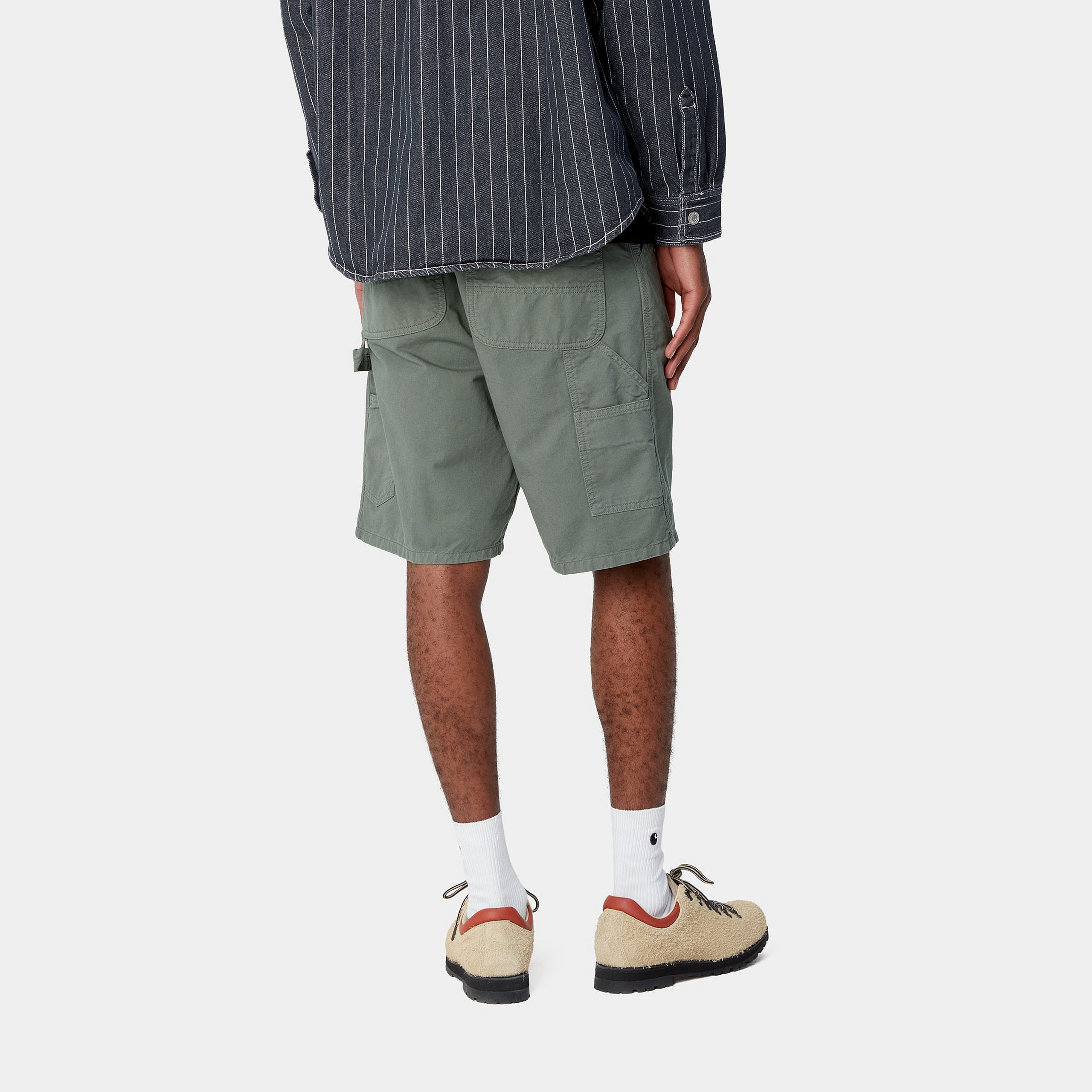 Carhartt Single Knee-length Shorts In Green