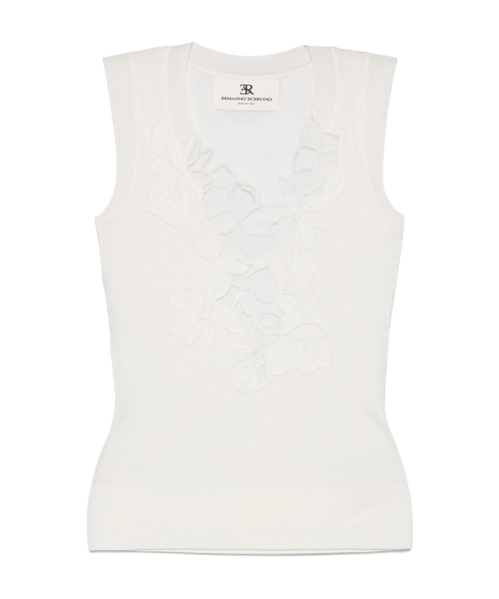 Ermanno Scervino Corded-lace Top In White