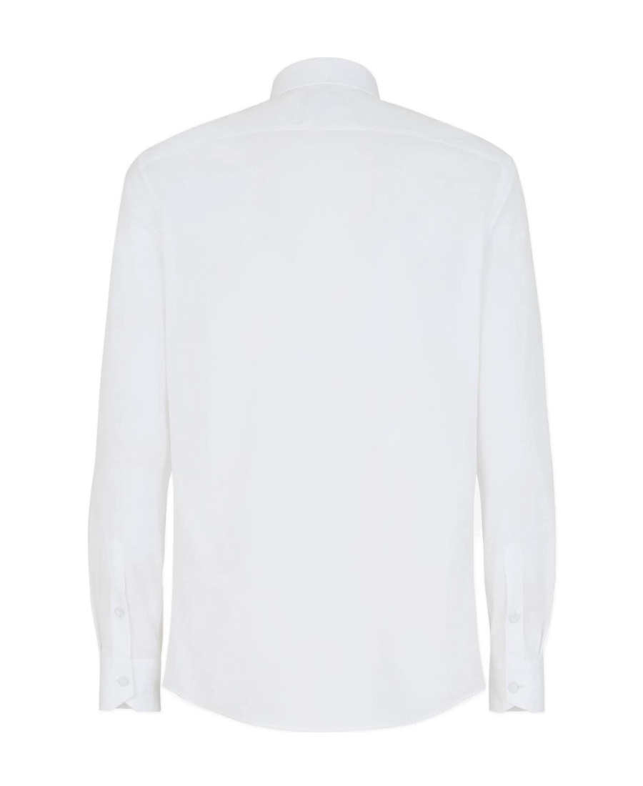 Fendi Long-sleeve Cotton Shirt In White