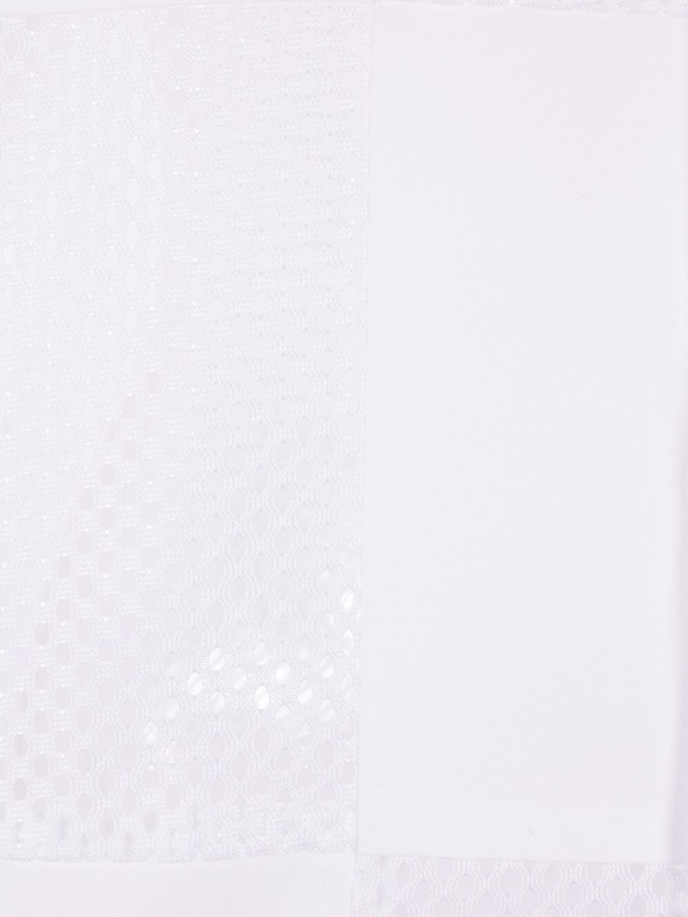Comme Des Garçons Mesh-panelling Shirt