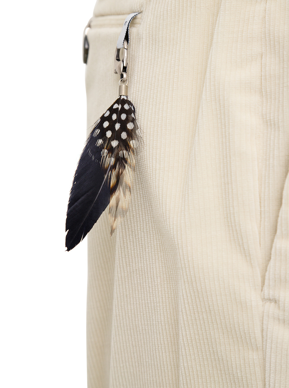 Pt01 Cropped Chino Trousers In White