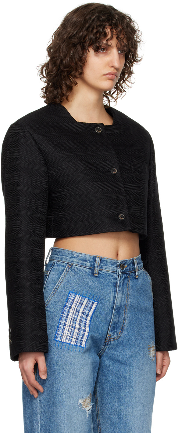 Ader Error Logo Casual Jacket In Black