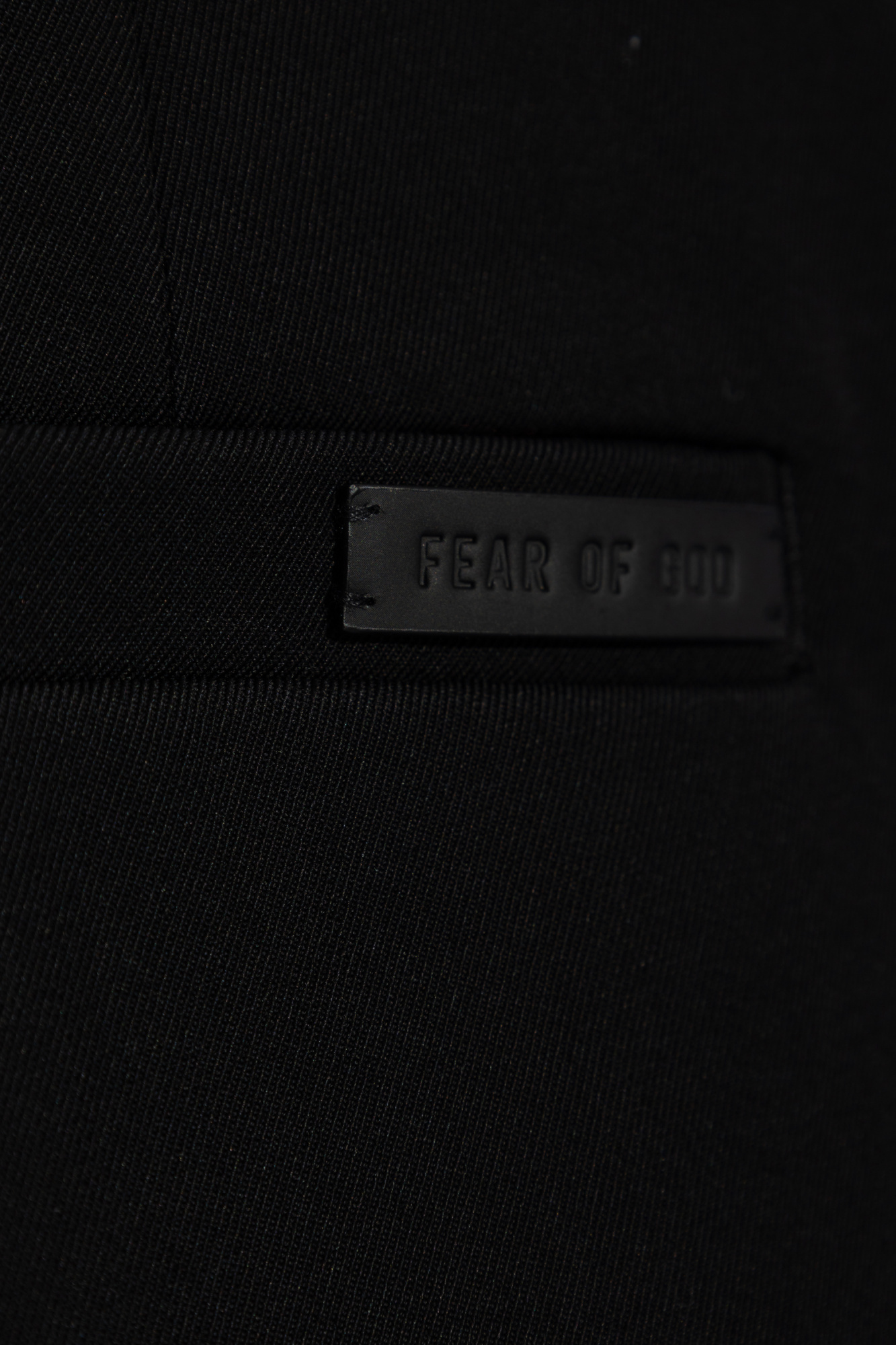 Fear Of God Tailored Straight-leg Trousers In Black