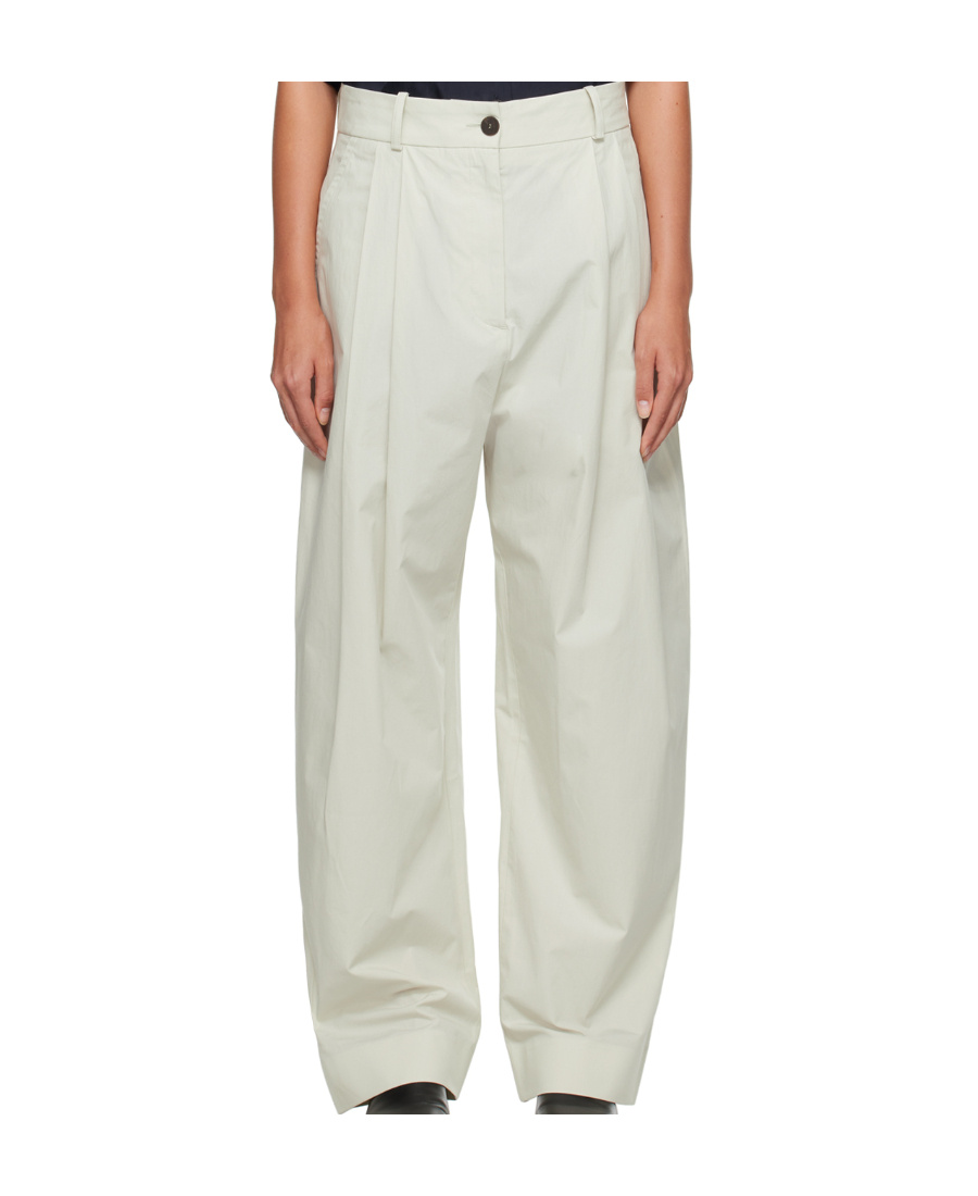 Studio Nicholson Acuna Wide-legged Casual Pants In White
