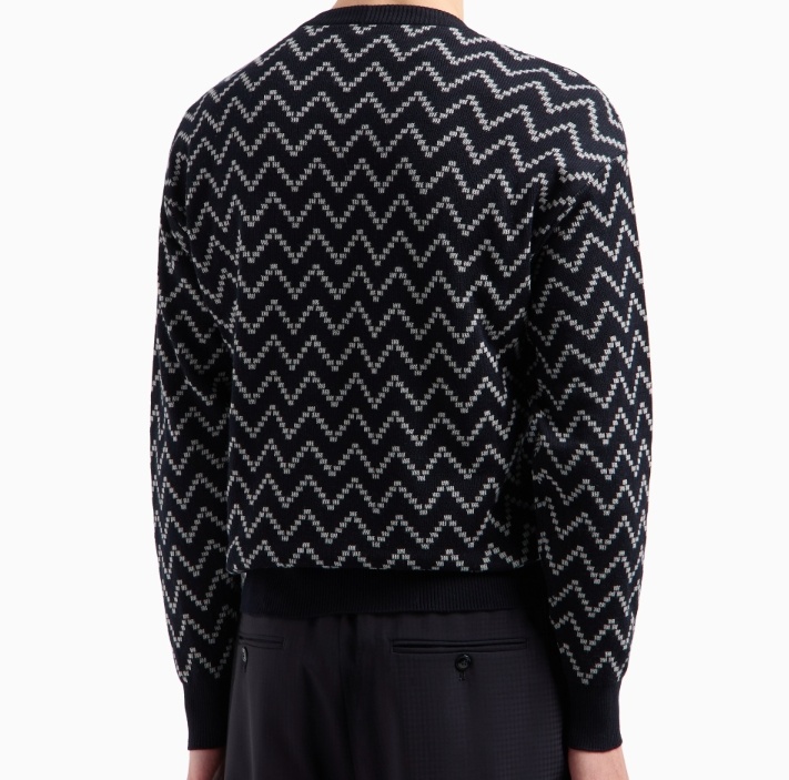 Giorgio Armani Sweater In Black
