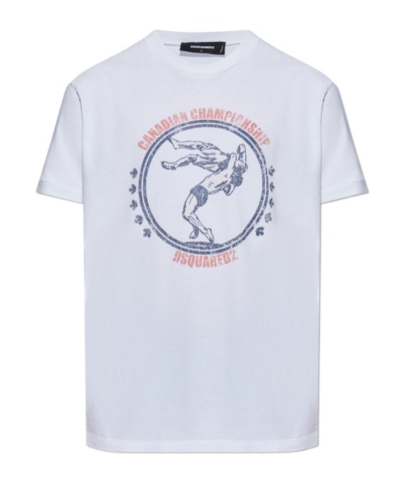 Dsquared2 Graphic-print T-shirt In White