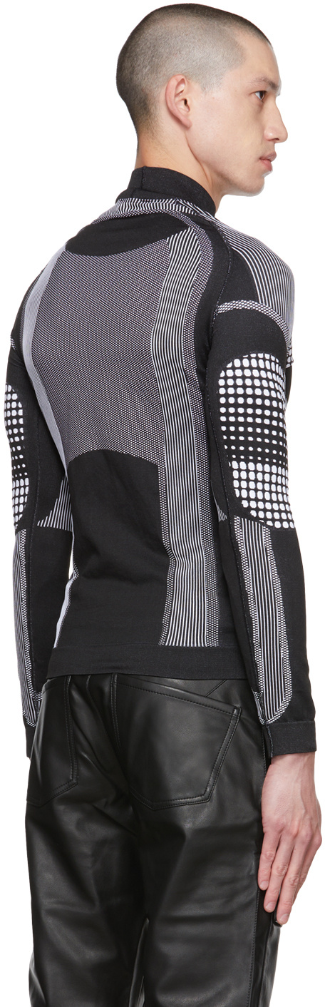 Misbhv Black Sport Europa Quarter-zip T-shirt In Black