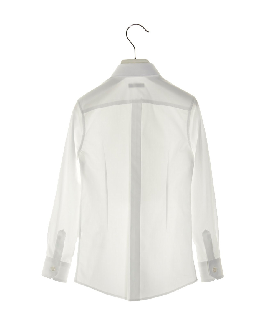 Dolce & Gabbana Logo-print Button-up Shirt In White