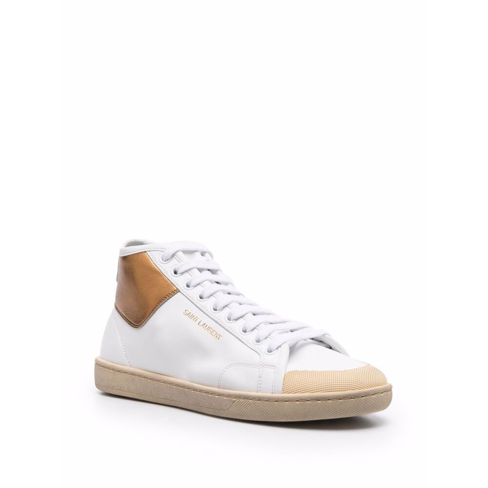 Saint Laurent Court Classic Sl/39 Sneakers In White