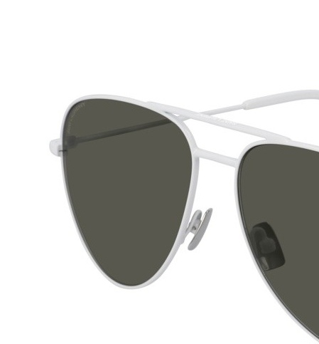 Saint Laurent Logo Sunglasses In Black