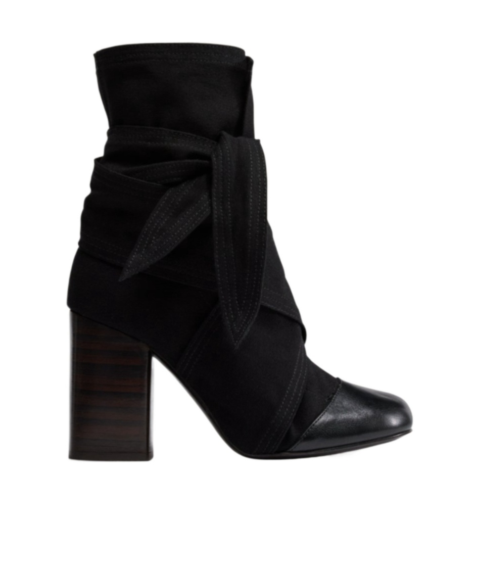 Lemaire Wrapped 90mm Boots In Black