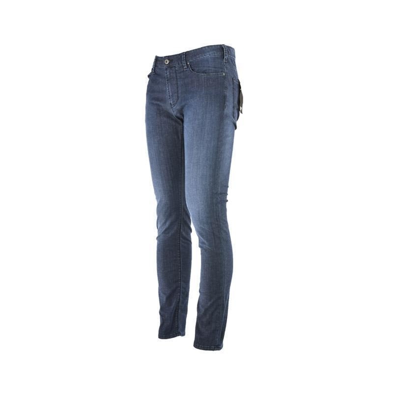 Emporio Armani Tight Jeans In Blue