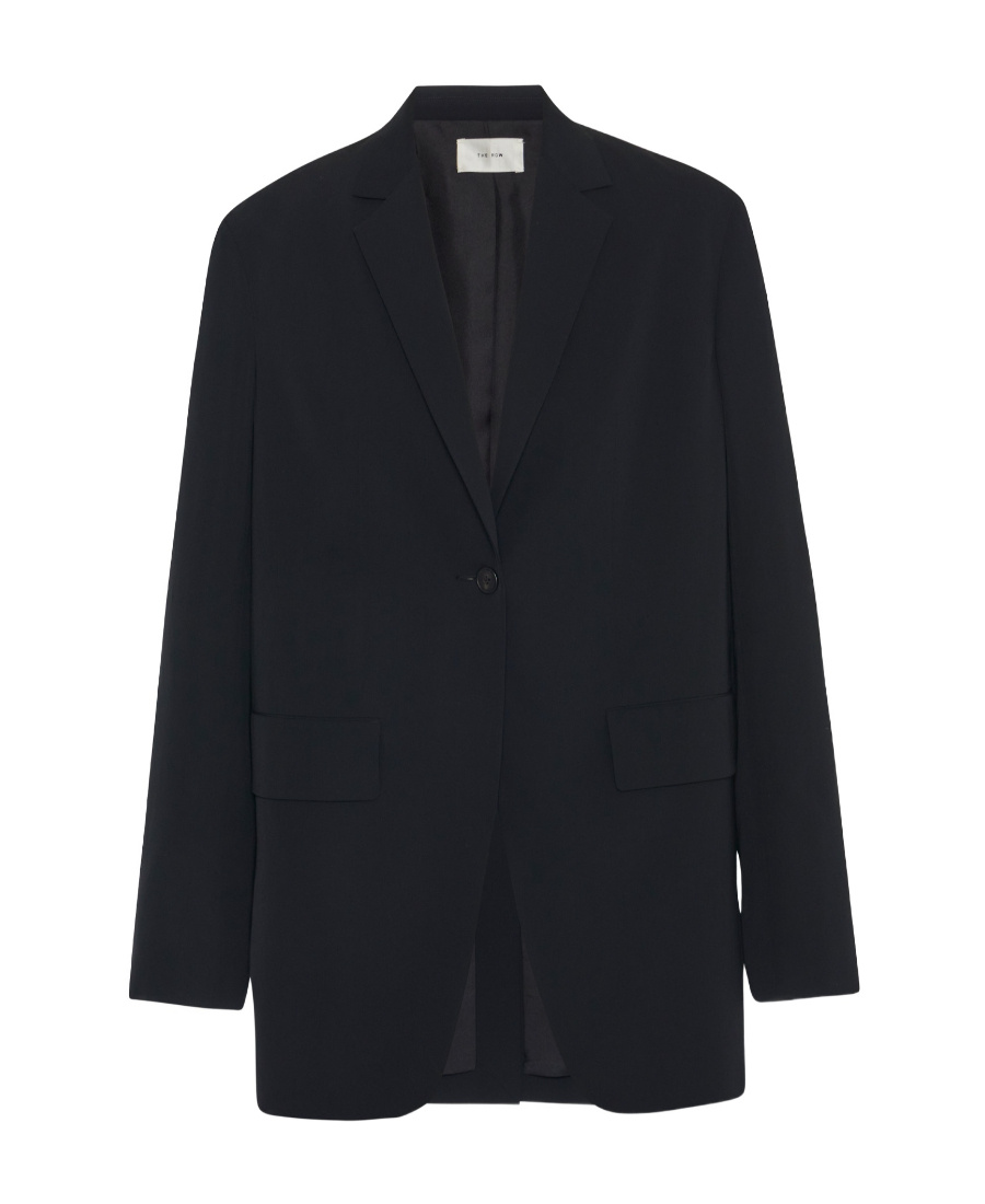 The Row Single-breasted Blazer In Black