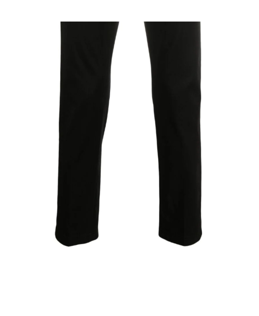 Department Five Straight-leg Cropped Pants With Minimalist Design In Black