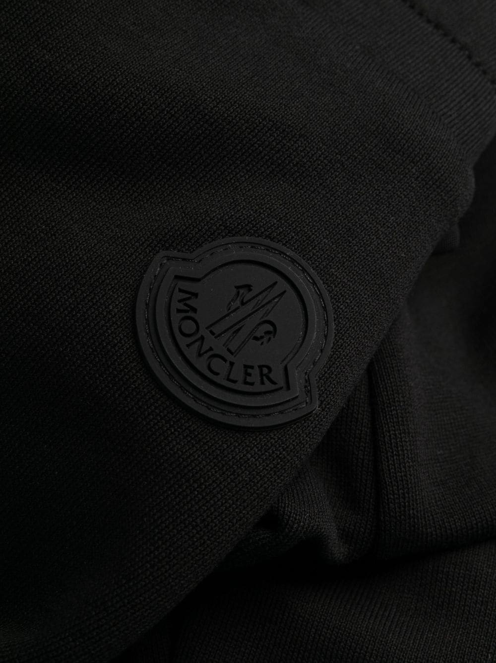 MONCLER LOGO-PRINT COTTON TRACK PANTS 