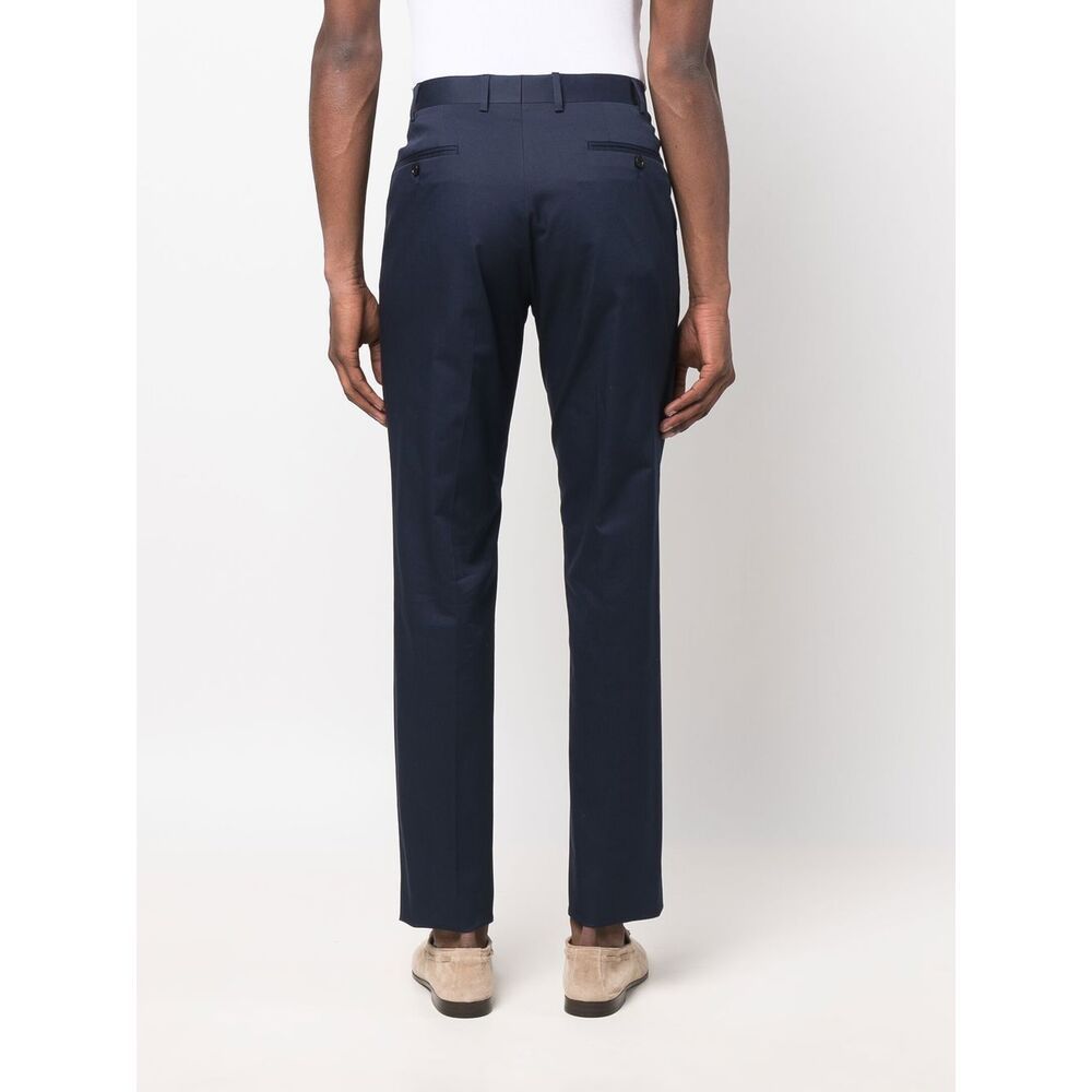 Canali Belt-loop Formal Trousers In Black