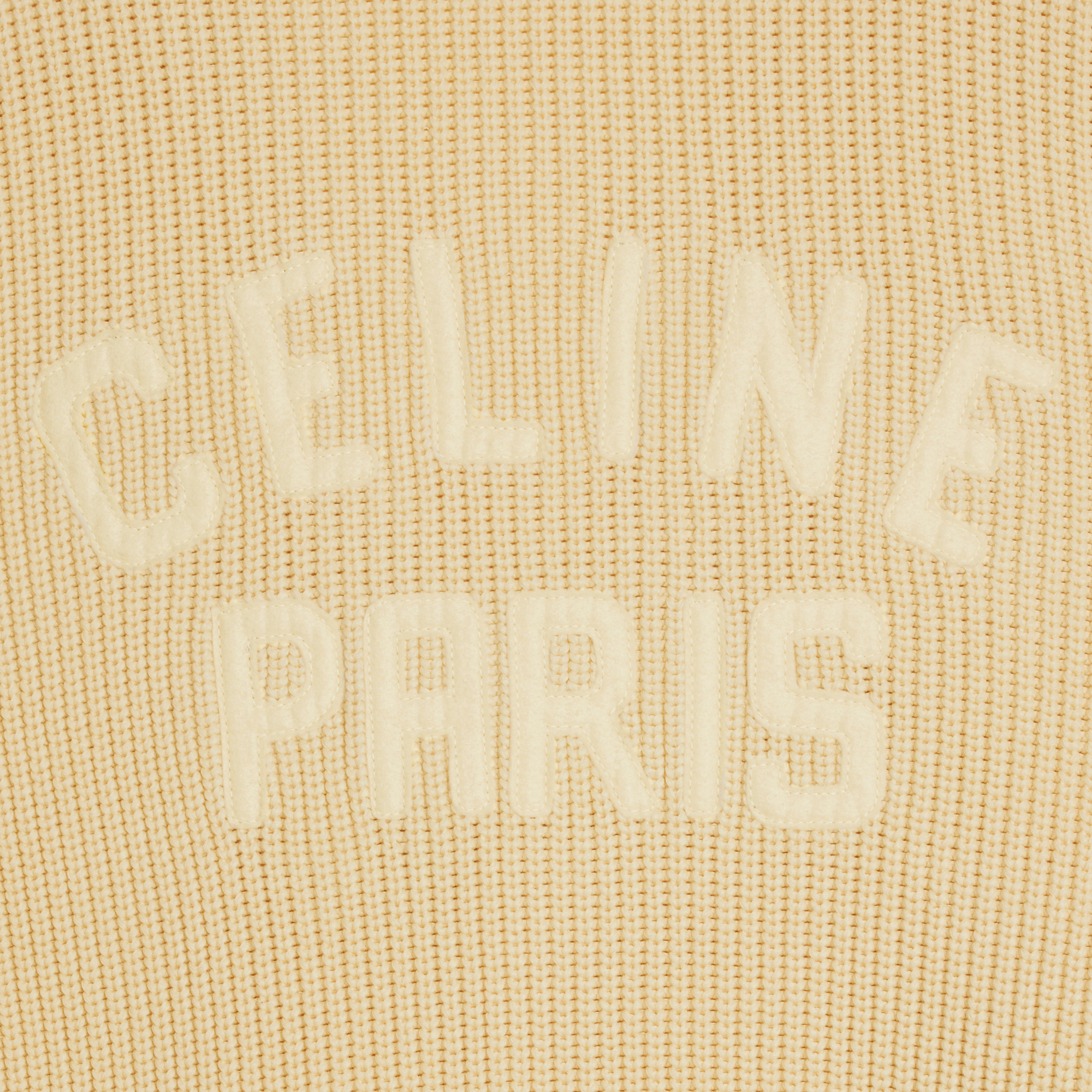 Celine V-neck Knitted Cardigan In Nude