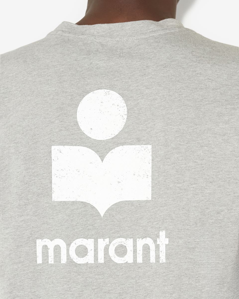 Isabel Marant Zafferh Short-sleeved T-shirt In Gray