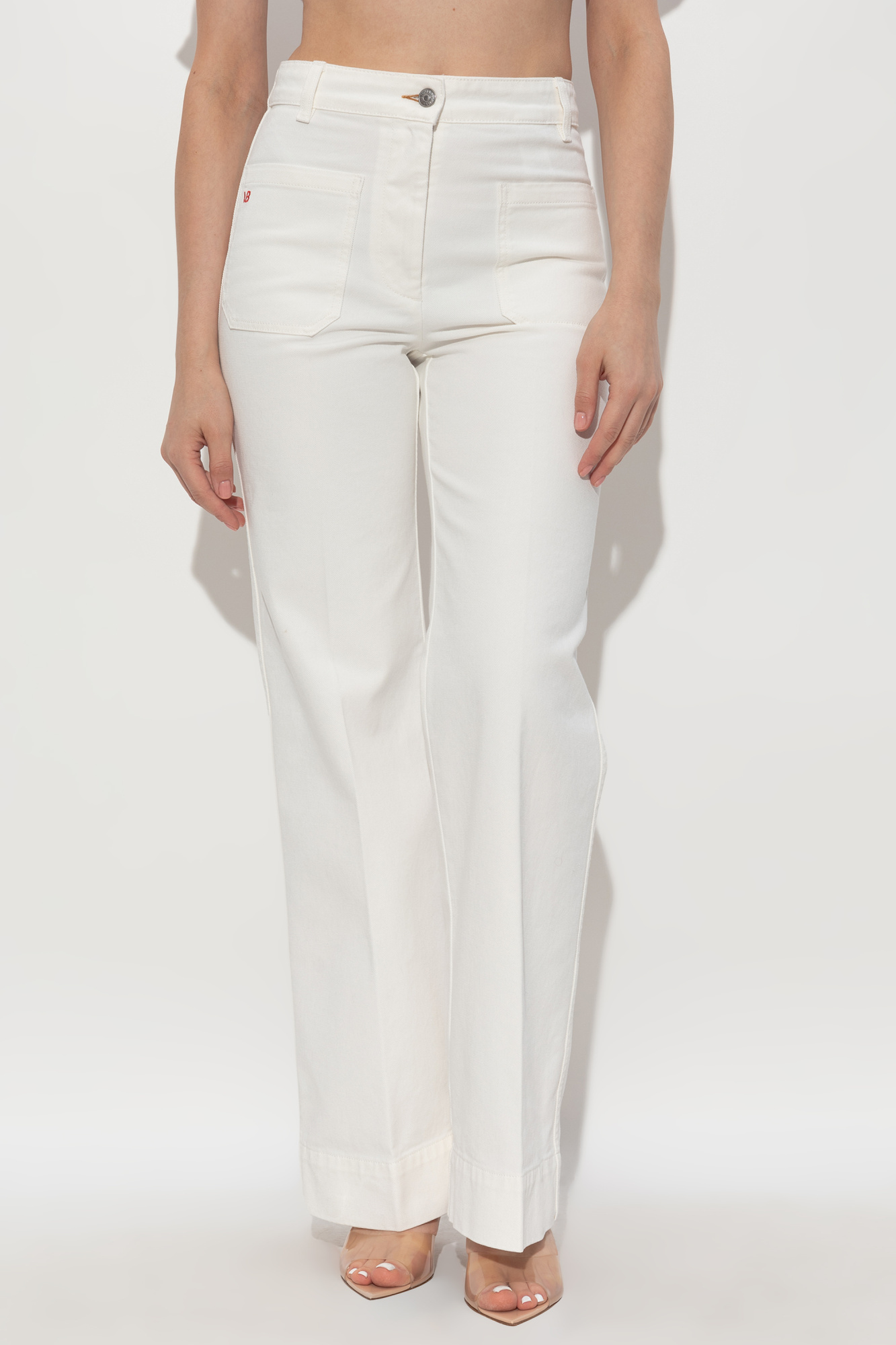 Shop Victoria Beckham Jeans With Belt Loops