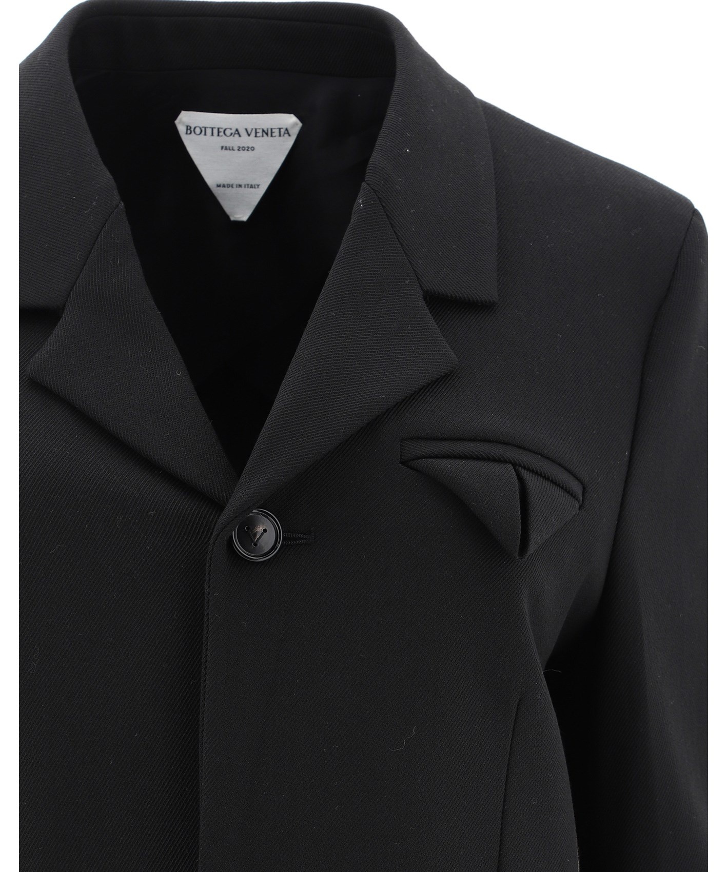 Bottega Veneta Split-cuff Single-breasted Blazer In Black