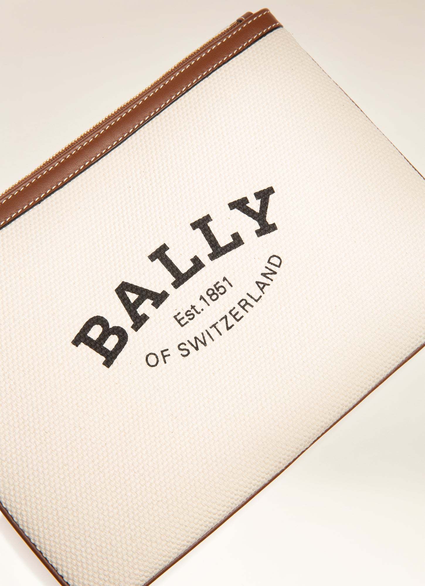Bally Calyn Logo-print Crossbody Bag In Nude