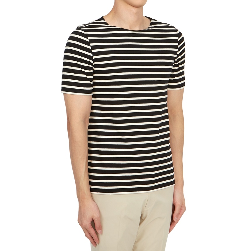 Saint James Striped Short-sleeved T-shirt In Multi