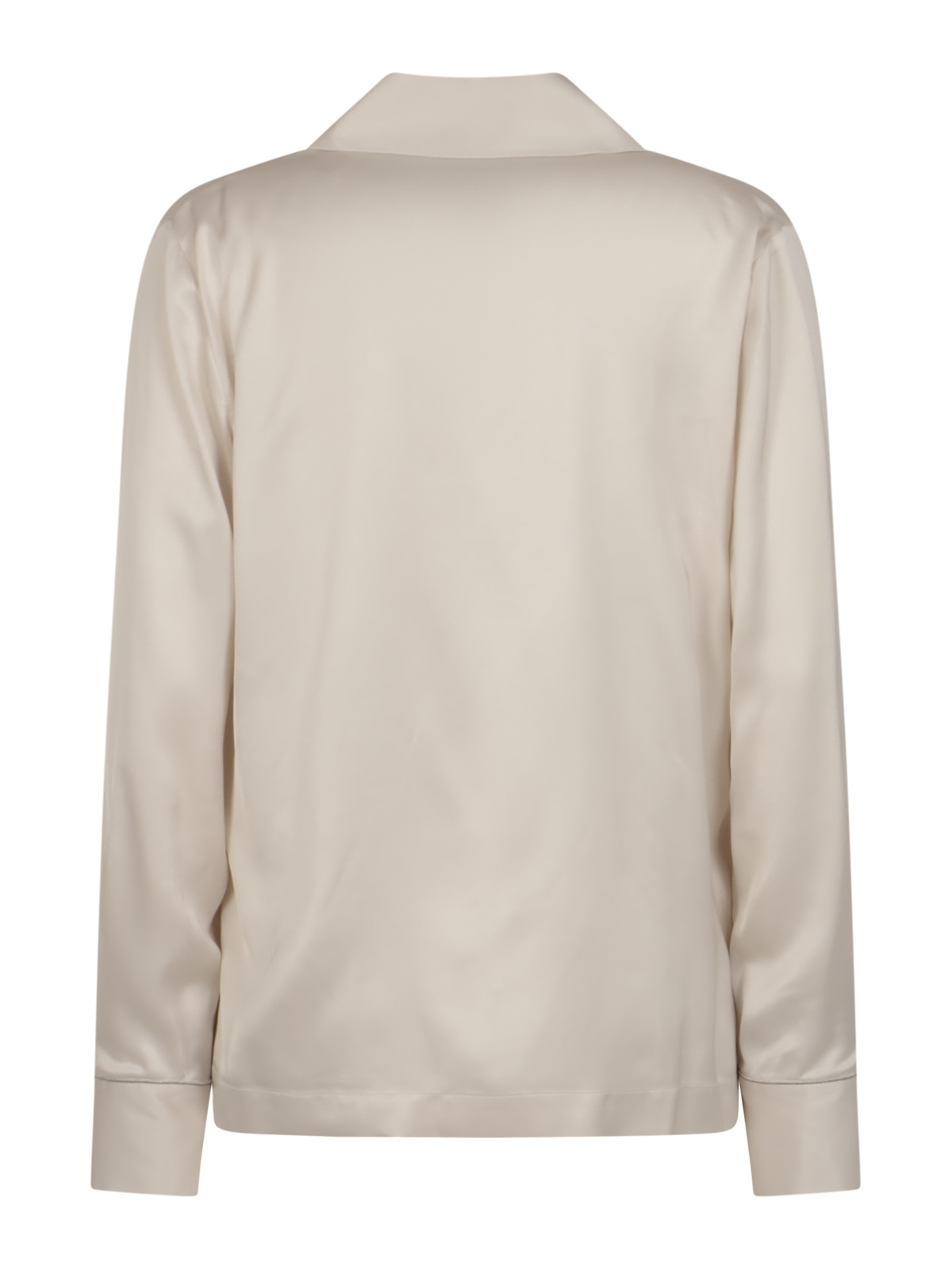 Peserico Studded-trim Shirt In Neutral
