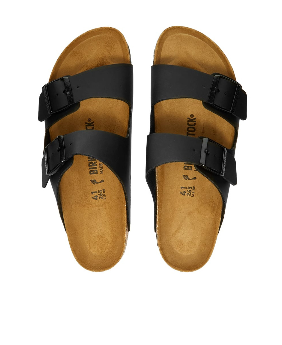 Birkenstock Arizona Buckle-fastening Sandals In Black