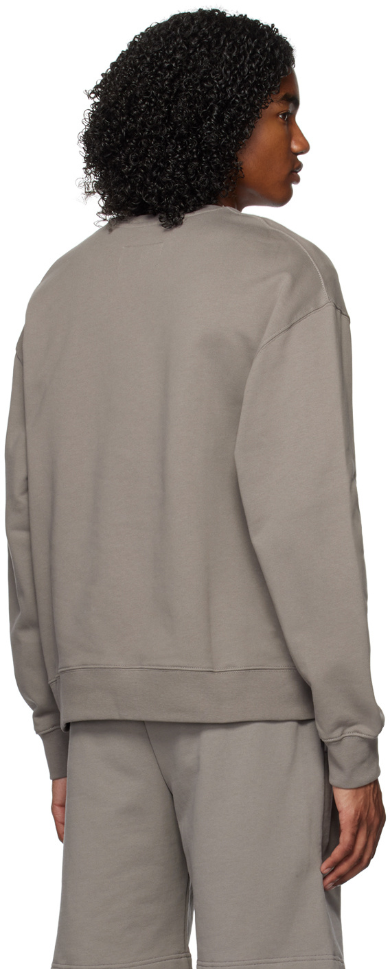 A-cold-wall* Essential Crew-neck Sweatshirt In Gray