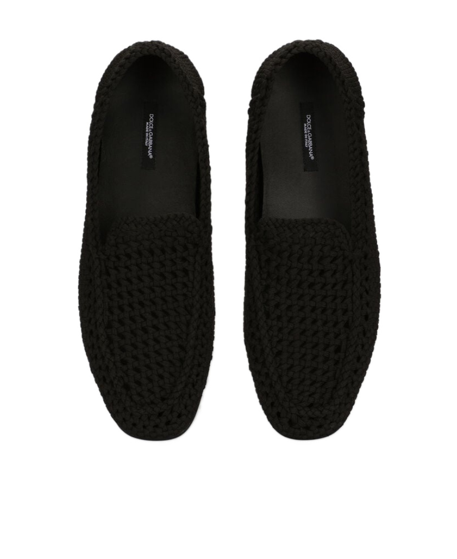 DOLCE & GABBANA DOLCE  GABBANA WOVEN LOAFERS