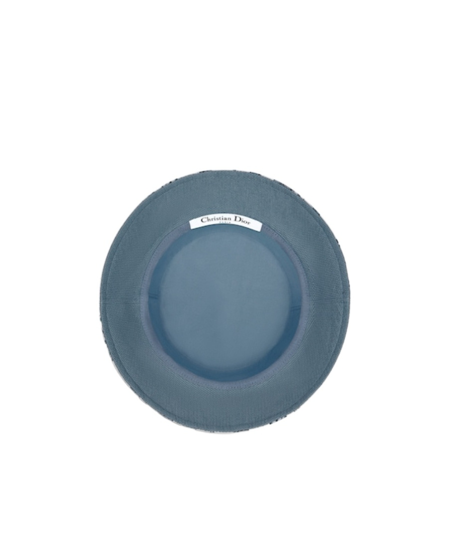 Dior D-bobby Toile De Jouy Mexico Small Brim Bucket Hat In Gray