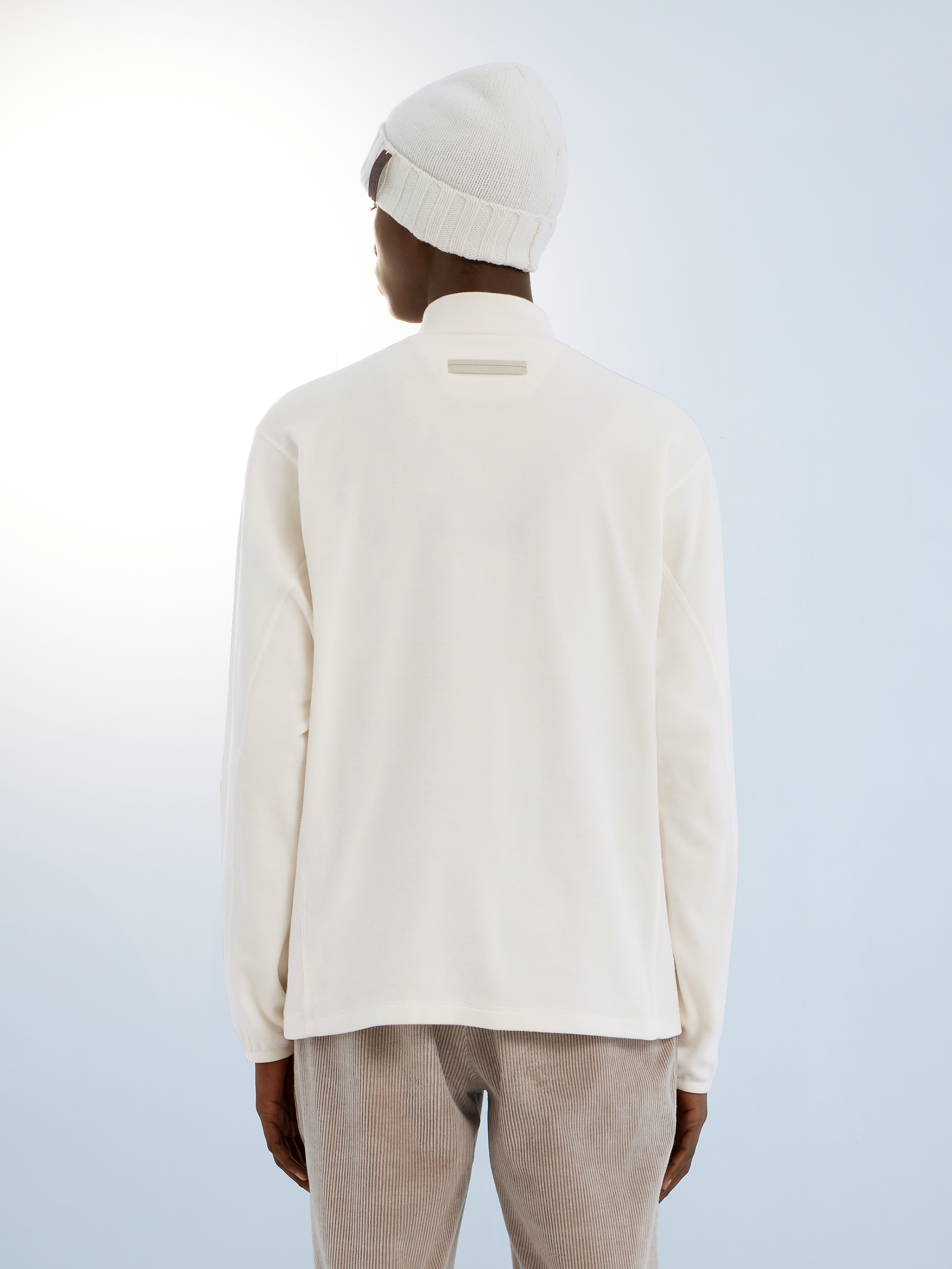 Shop Zegna Cashco Cashmere Sweater In White