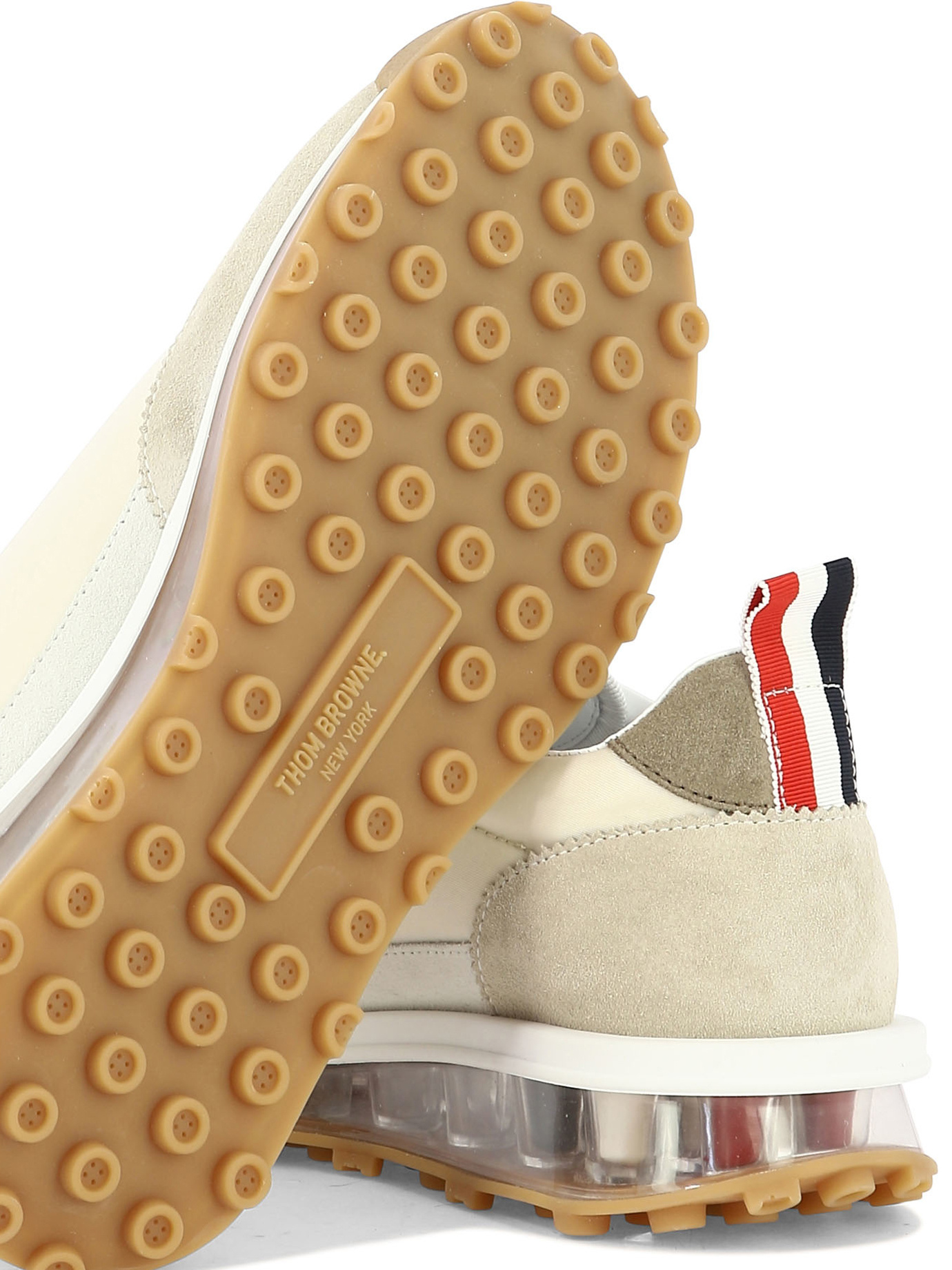 Thom Browne 'tech Runner' Sneakers In Nude