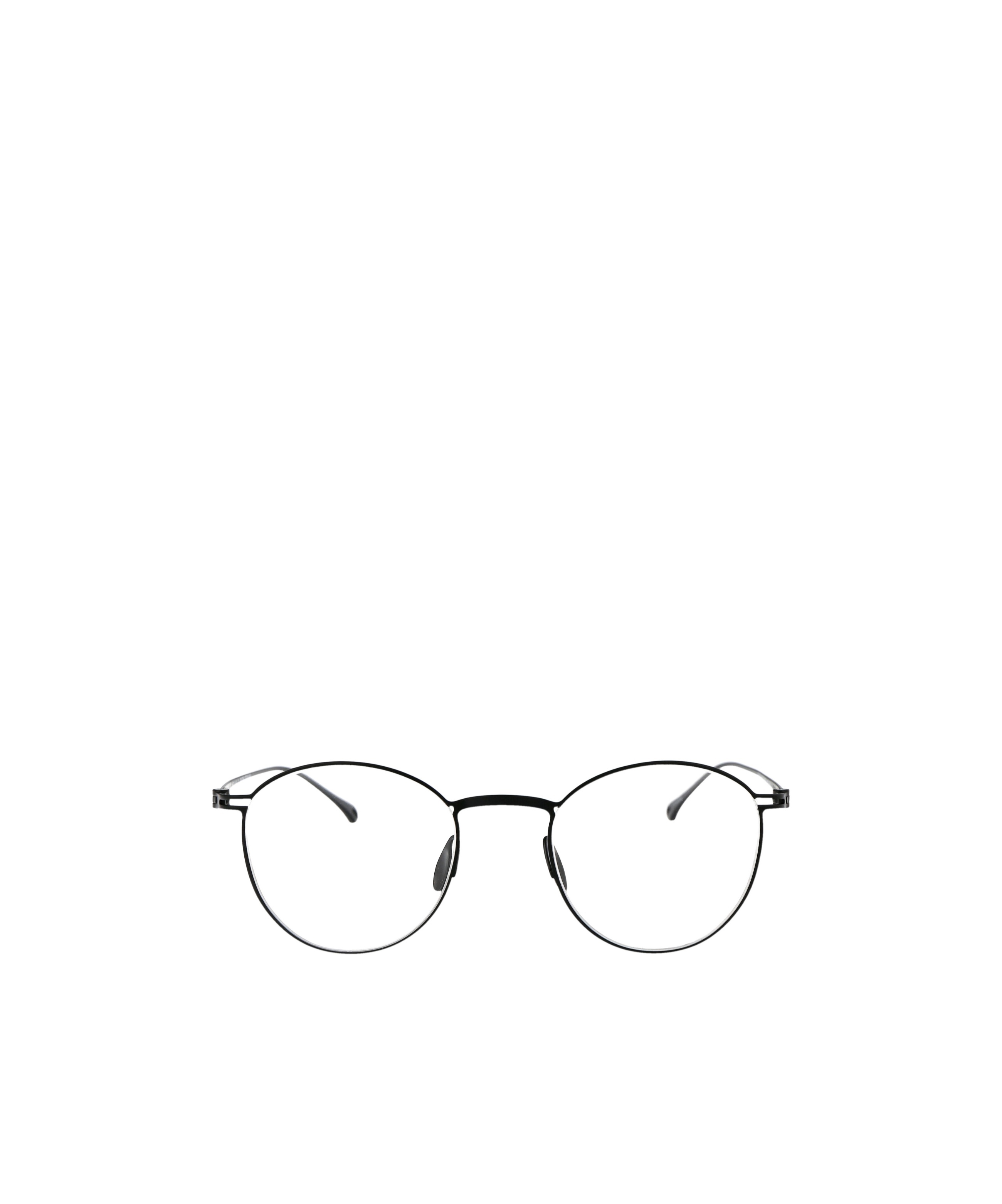Giorgio Armani Round Frame Glasses In White