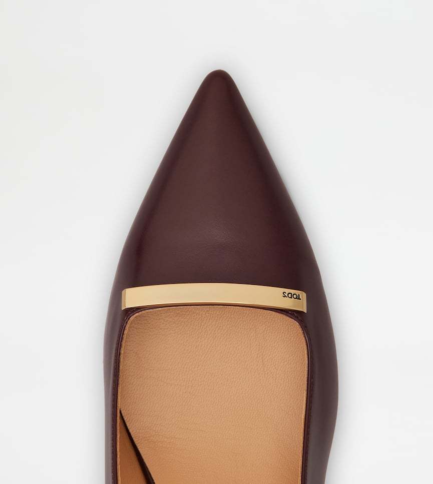 Tod's Pointed High Heels In Brown