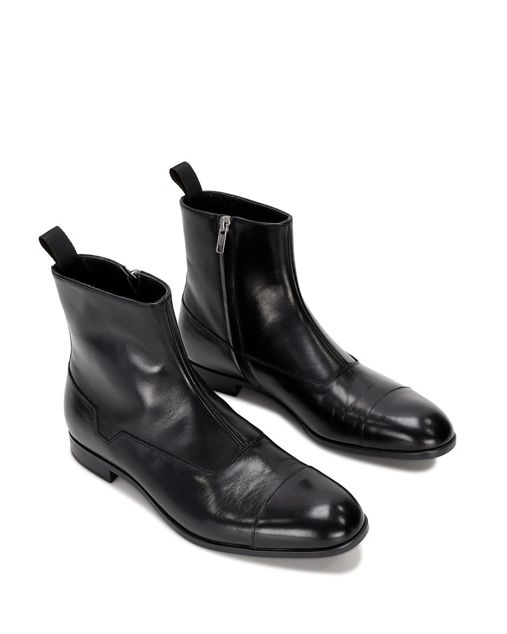 EMPORIO ARMANI ZIPPERED BOOTS
