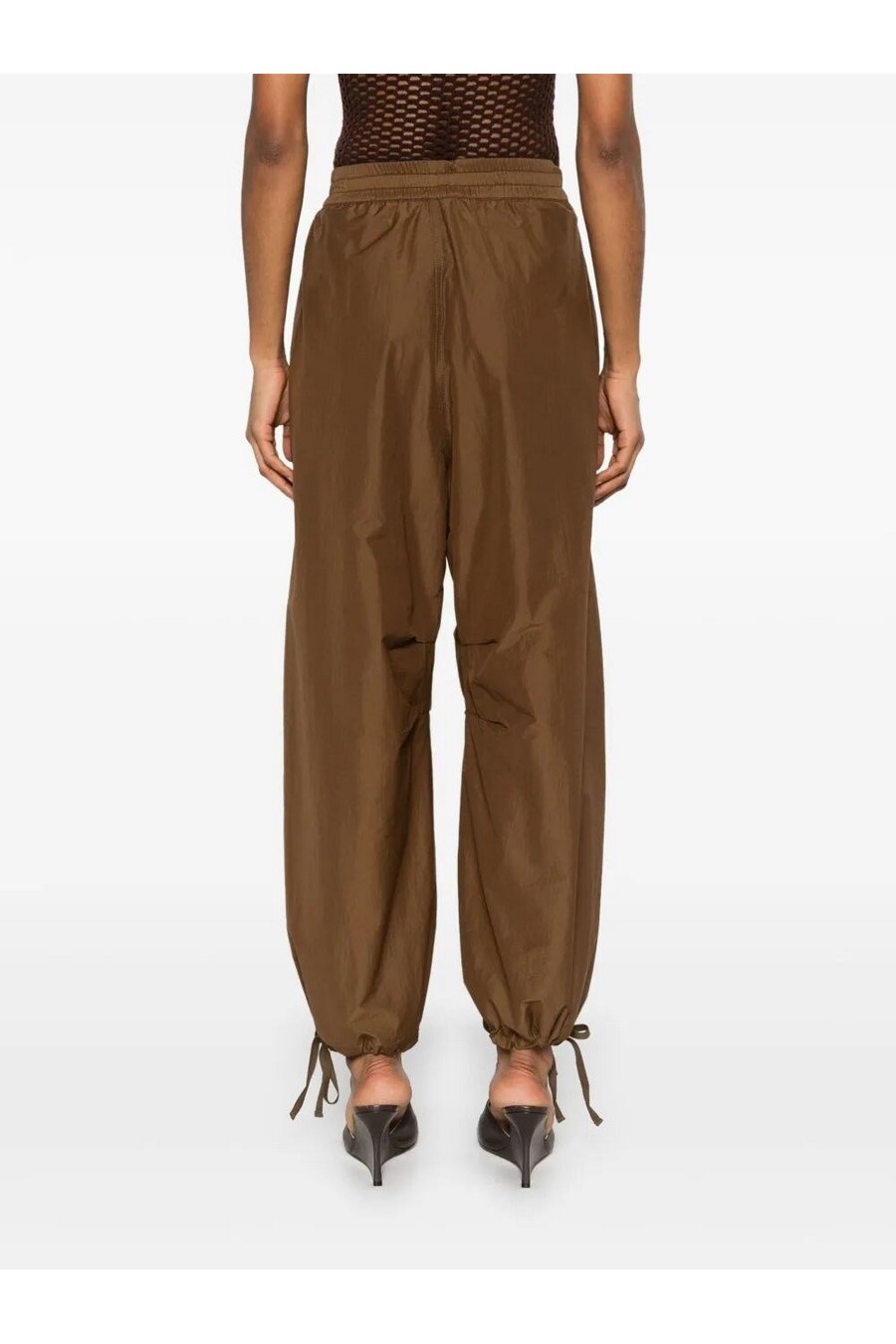 Philosophy Di Lorenzo Serafini Relaxed Fit Trousers With Tapered Leg In Brown