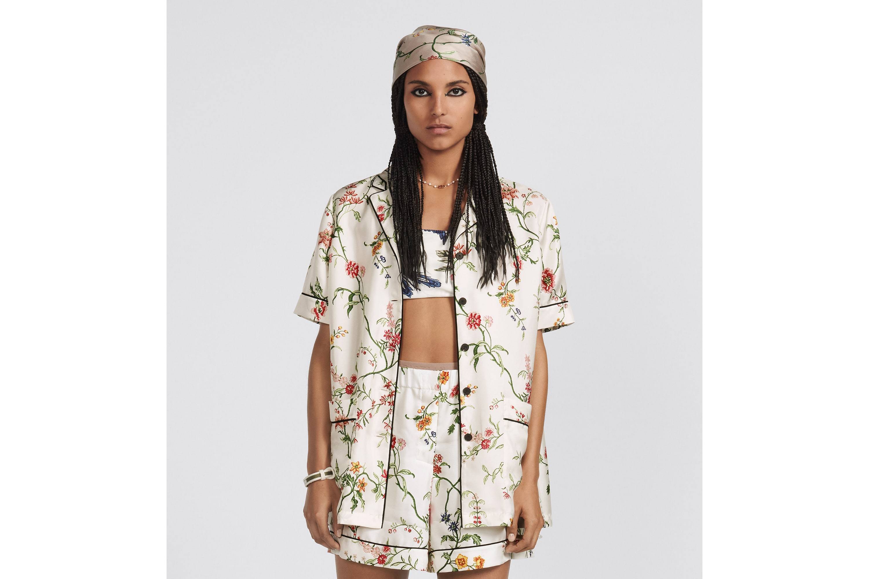Dior A Short Sleeved Shirt In White